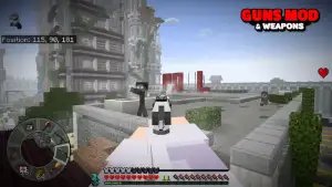 Модификации оружия для Minecraft PE