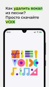 Voix — убрать голос из песни