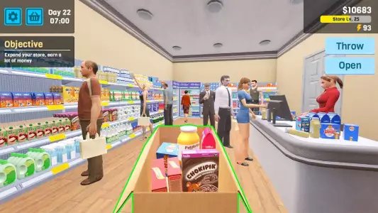 Supermarket Management Simulator