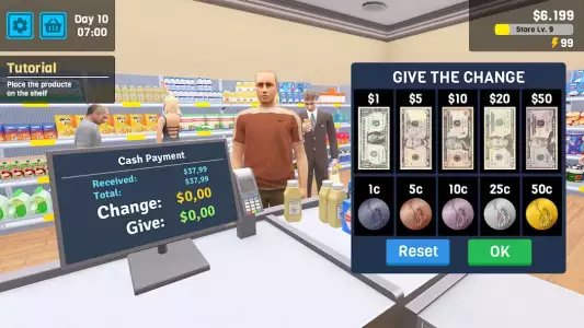 Supermarket Management Simulator