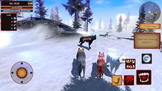 Симулятор волка - эволюция диких животных