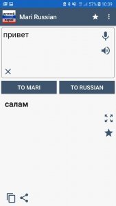 Марийский русский переводчик