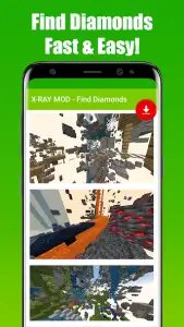 X-RAY MOD для Minecraft PE
