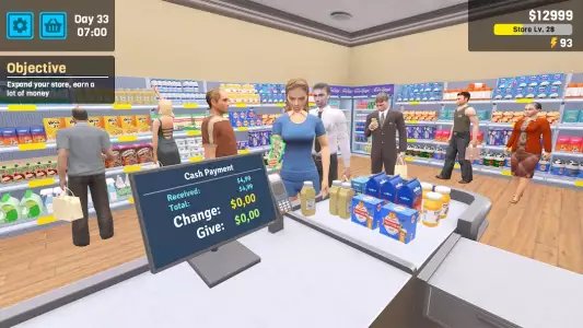 Supermarket Management Simulator