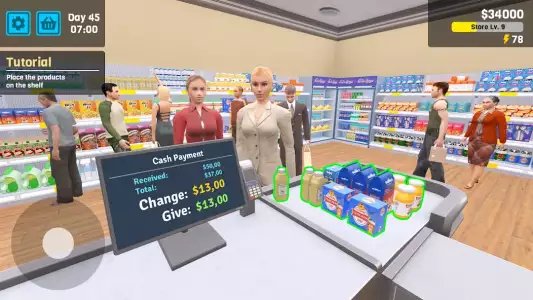 Supermarket Management Simulator