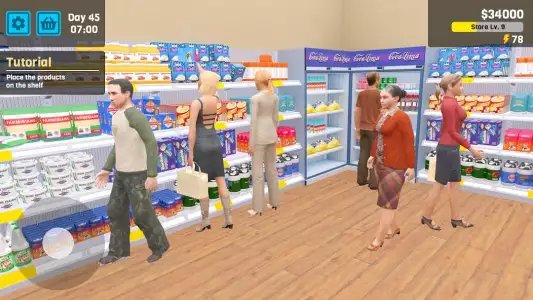 Supermarket Management Simulator