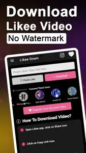 Video Downloader for Likee без водяного знака