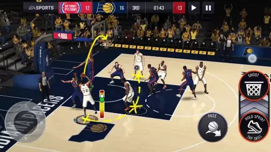 NBA LIVE Mobile - баскетбол