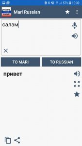 Марийский русский переводчик