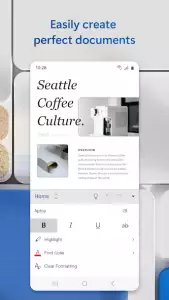Microsoft Word mobile: Edit Documents