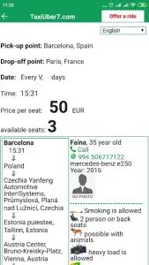 Blablacar: попутчики