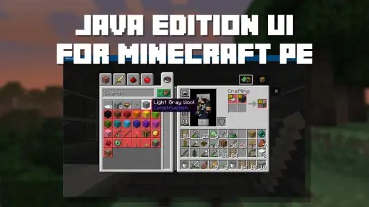 Java Edition UI for Minecraft
