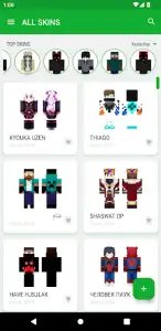 Мир скинов для Майнкрафт