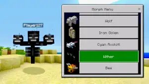 Morph Mod for Minecraft PE — превращение в мобов