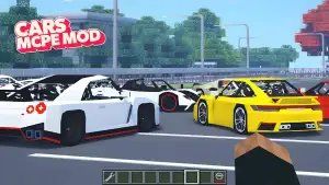 Cars Mod Vehicle for Minecraf — мод на машины